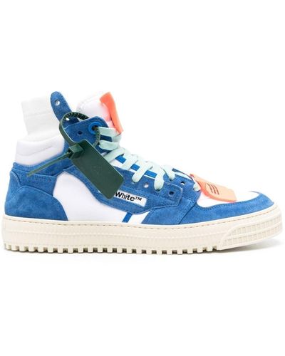 Off-White c/o Virgil Abloh Zip-tie Lace-up Trainers - Blue