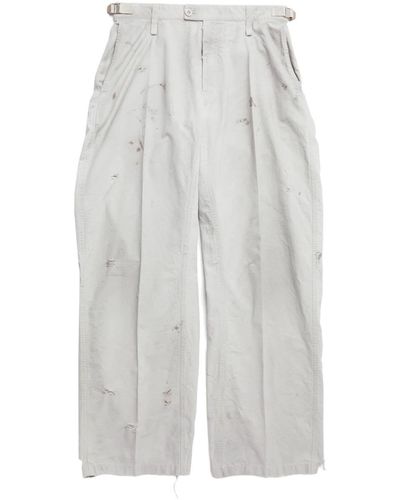 Balenciaga Minimal Cargo Pants - White