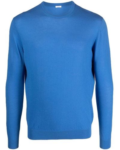 Malo Long-sleeve Cotton Sweater - Blue