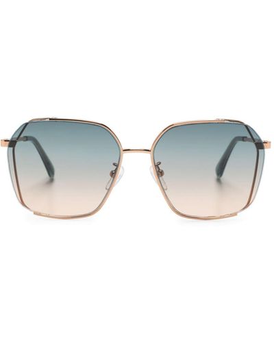 Zadig & Voltaire Eckige Sonnenbrille - Blau