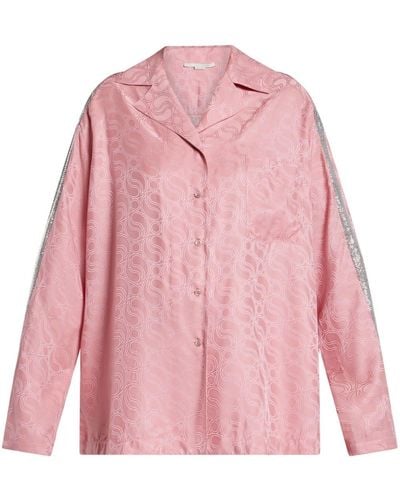 Stella McCartney Top de pijama S-Wave - Rosa