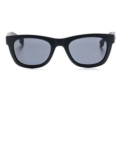 BOSS Logo-emed Square-frame Sunglasses - Blue