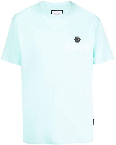 Philipp Plein T-shirt con stampa - Blu