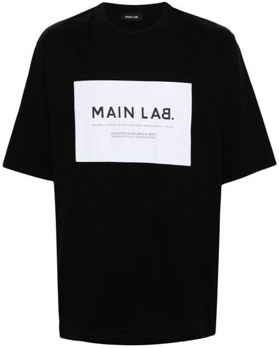 Balmain スローガン Tシャツ - ブラック