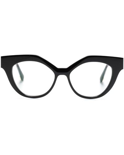 Cazal 5000 キャットアイ眼鏡フレーム - ブラック