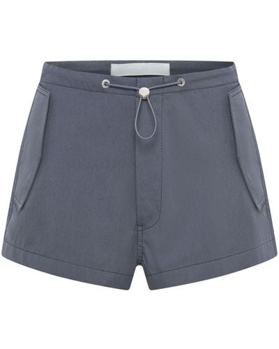 Dion Lee Parachute Mini Shorts - Blue