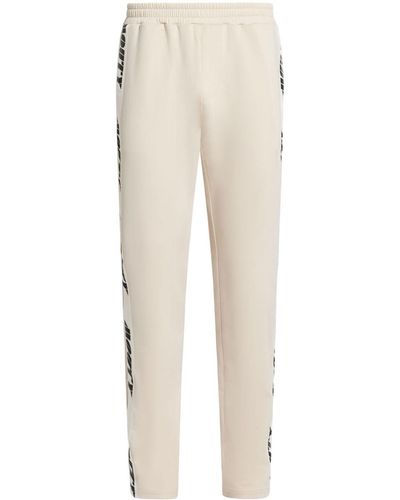 MOUTY Logo-tape Track Pants - Natural