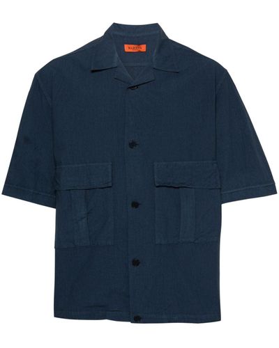 Barena Ventura Tendon Cotton Shirt - Blue