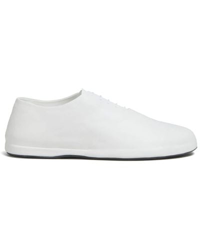 Marni Leather Derby Shoes - White