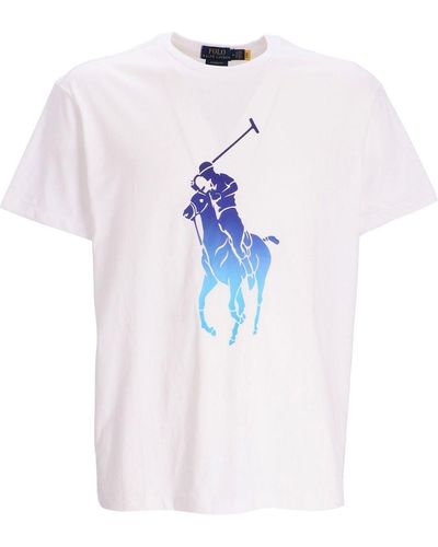 Polo Ralph Lauren T-shirt con stampa Polo Pony - Blu