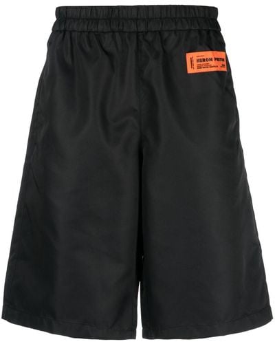 Heron Preston Ex-ray Logo-patch Shorts - Black