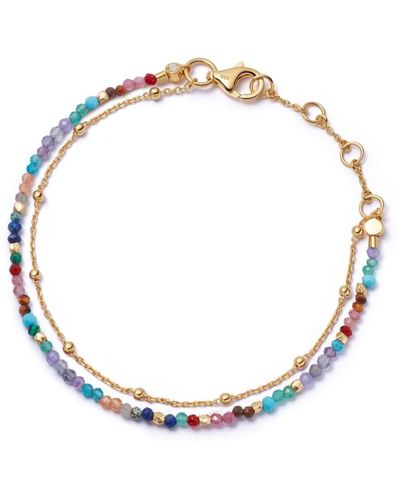 Astley Clarke Pulsera Biography con doble cadena - Metálico