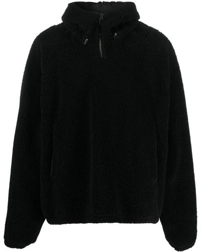 424 Pullover mit Reißverschluss - Schwarz