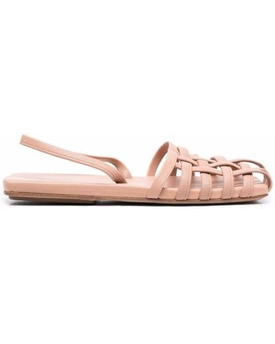 Marsèll Caged-strap Square-toe Sandals - Pink
