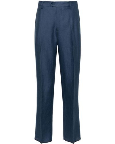 Etro Hose mit Tapered-Schnitt - Blau