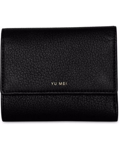 Yu Mei Grace Leather Wallet - Black