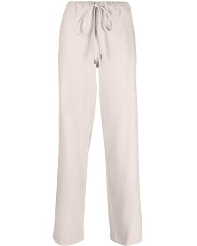 Antonelli Drawstring-waist Wool Blend Track Trousers - White