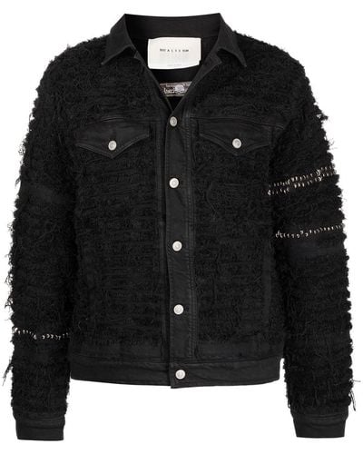 1017 ALYX 9SM Stud-embellished Denim Jacket - Black