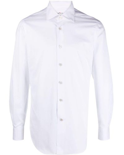 Kiton Camicia a maniche lunghe - Bianco
