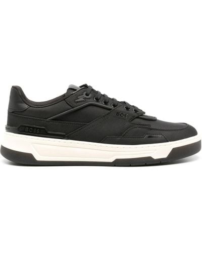 BOSS Baltimore Panelled Trainers - Black