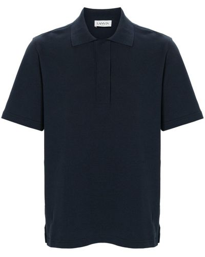 Lanvin Katoenen Poloshirt - Blauw
