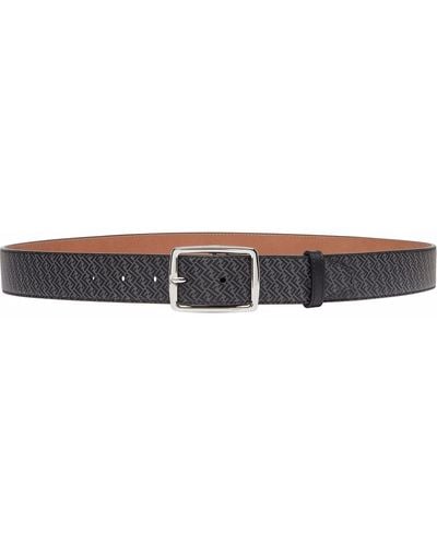 Fendi Ff-motif Belt - Gray