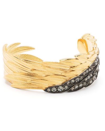 Zadig & Voltaire Feather-detail Cuff Bracelet - Natural