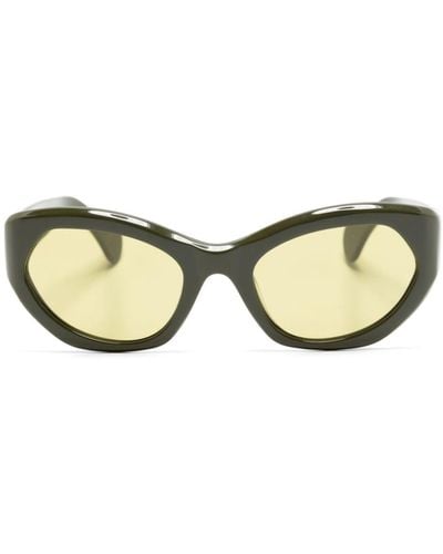 Port Tanger Round-frame Sunglasses - Natural