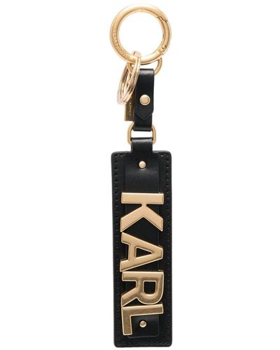 Karl Lagerfeld K/letters Keychain - White