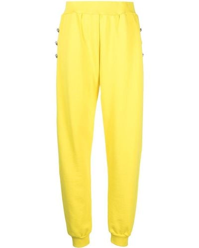 Philipp Plein Iconic Plein jogging Pants - Yellow