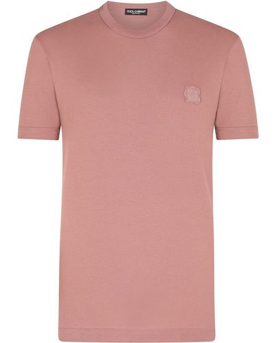 Dolce & Gabbana ロゴ Tシャツ - ピンク
