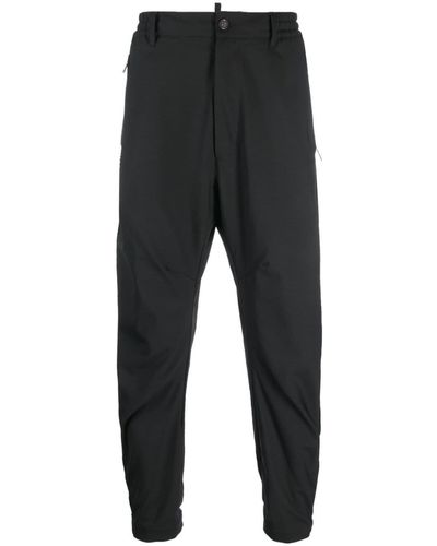 DSquared² Pantalon de jogging à bande logo - Noir