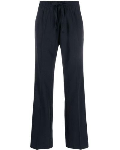Zadig & Voltaire Pomy Straight-leg Trousers - Blue