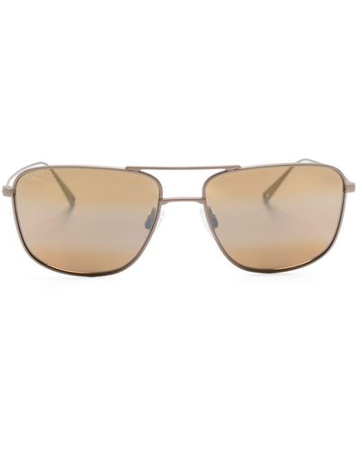Maui Jim Oversize-frame Tinted Sunglasses - Natural