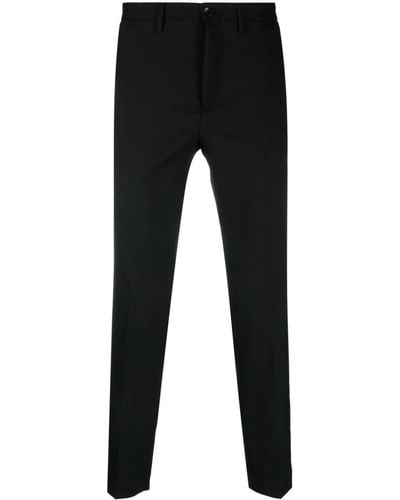 Incotex Cropped Pantalon - Zwart