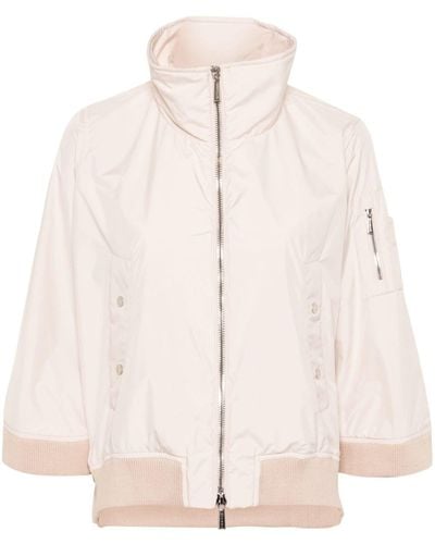 Moorer Olli-Stp cape-design jacket - Natur