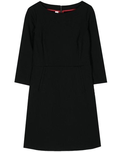 Spanx Kleid mit rundem Ausschnitt - Schwarz