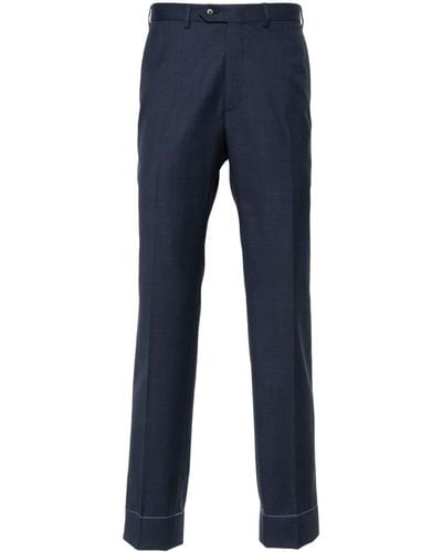 Brioni Tigullio Wool Pants - Blue