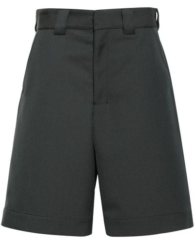 Lemaire Cotton-blend Shorts - Women's - Cotton/wool/polyester - Grey