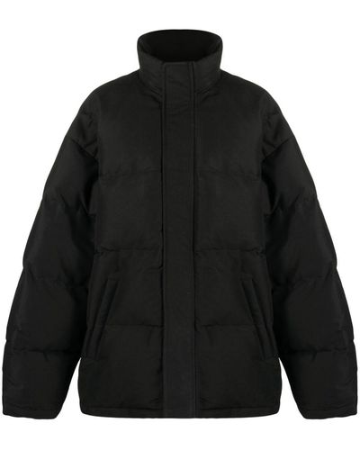 Balenciaga ジップアップ パデッドジャケット - ブラック