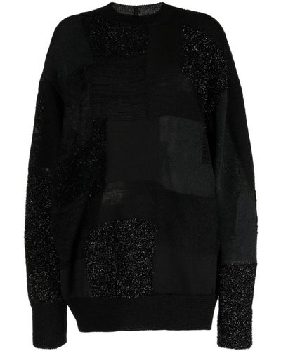 Junya Watanabe Maglione girocollo - Nero