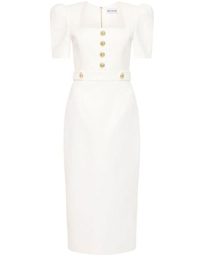 Rebecca Vallance Clarisse Midi Dress - White