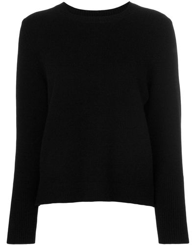 Chinti & Parker Boxy Cashmere Sweater - Black