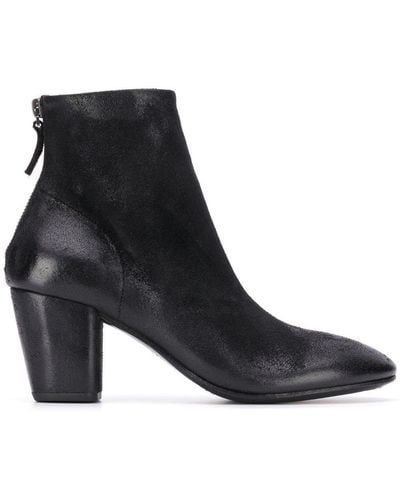Marsèll Distressed-effect Ankle Boots - Black