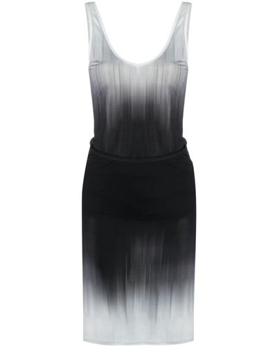 Peter Do Ombré-effect Sleeveless Dress - Black