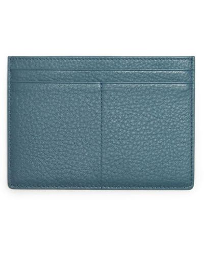 12 STOREEZ Large Leather Cardholder - Blue