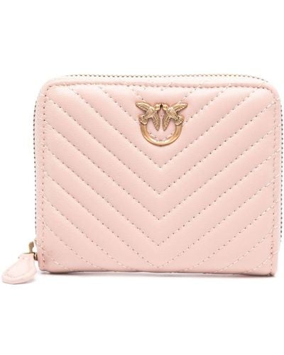 Pinko Wallet With Logo - Pink