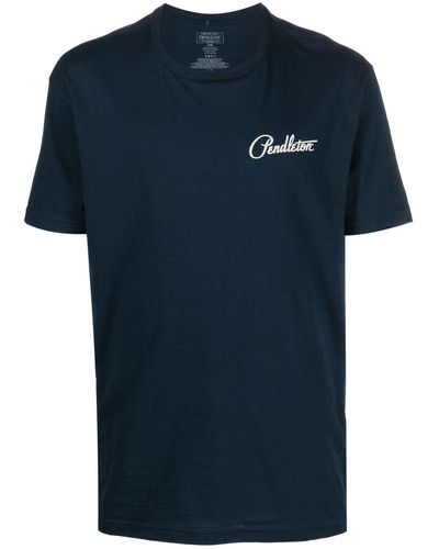 Pendleton グラフィック Tシャツ - ブルー