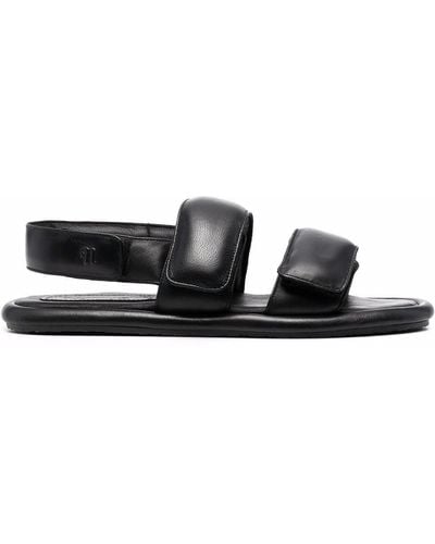 Nanushka Padded Touch-strap Sandals - White