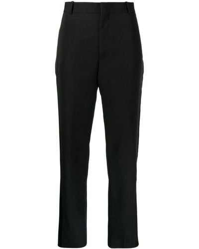 Alexander McQueen Pantalones con raya lateral - Negro